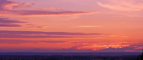 Günbatımı mükemmel renkler ile — Stok fotoğraf