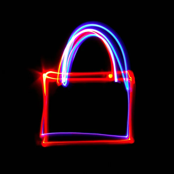 Stock image Contours of the lock