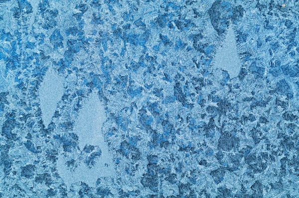 Winter patterns on glass — Zdjęcie stockowe