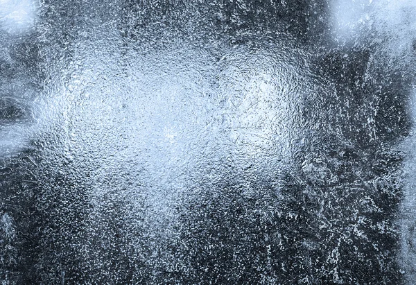 Glas mit Eis bedeckt — Stockfoto
