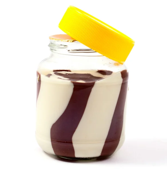 Chocolate y mantequilla de maní —  Fotos de Stock