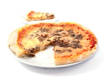 mantarlı pizza