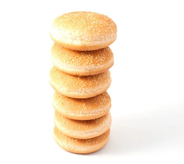 Panini per hamburger, cheeseburger — Foto Stock