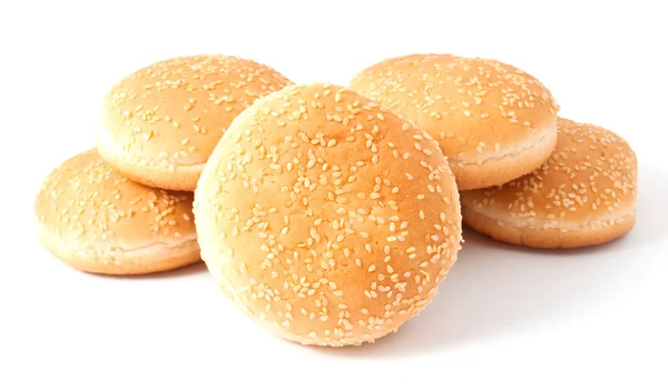 Zsemle hamburger, sajtburger — Stock Fotó