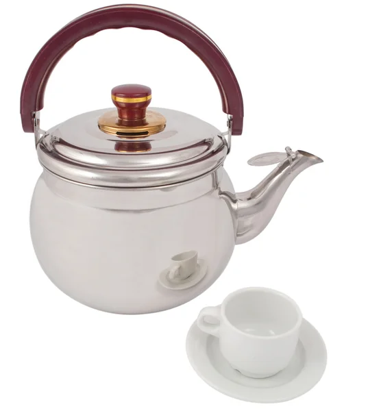 Teapot with a cup — Stock Photo, Image