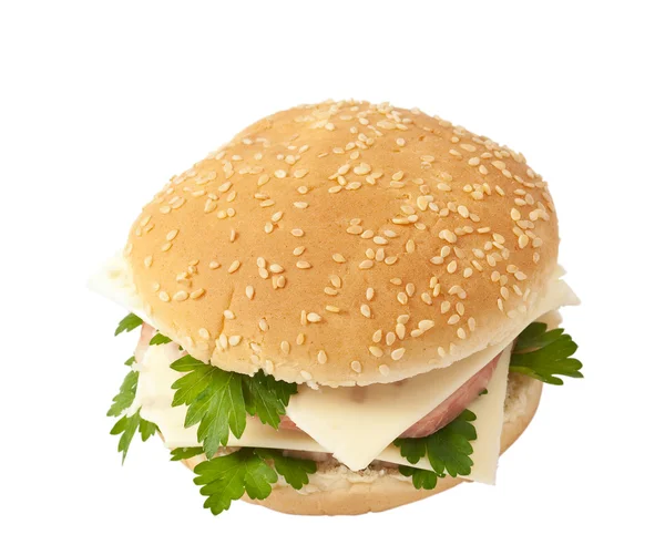 Cheeseburger, hamburger — Stockfoto