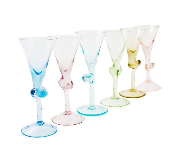 Colored glass for vodka — Stock Photo, Image