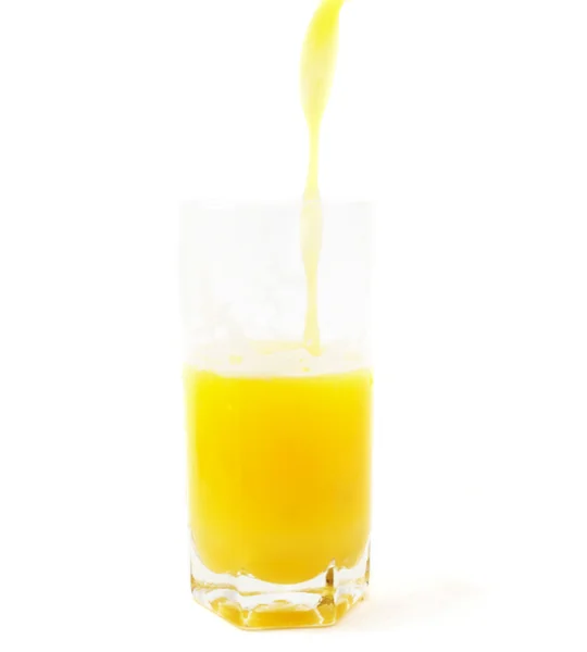 Copo de suco de laranja fresco-espremido — Fotografia de Stock