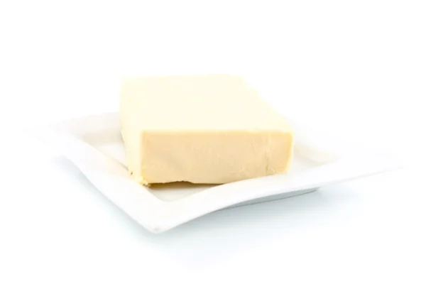Mantequilla en un plato —  Fotos de Stock