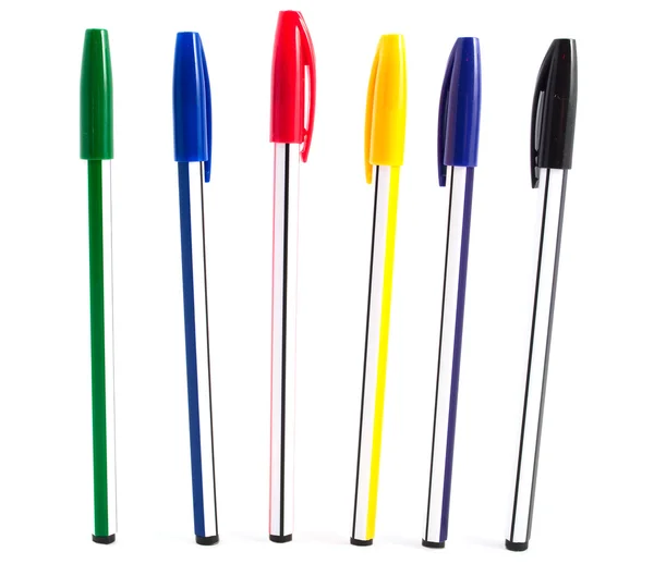 Ручки разных цветов — стоковое фото