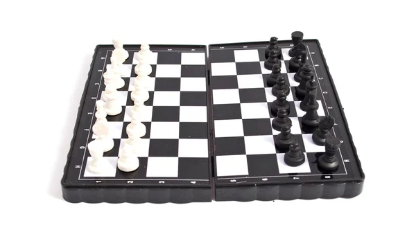 stock image chess on a white background