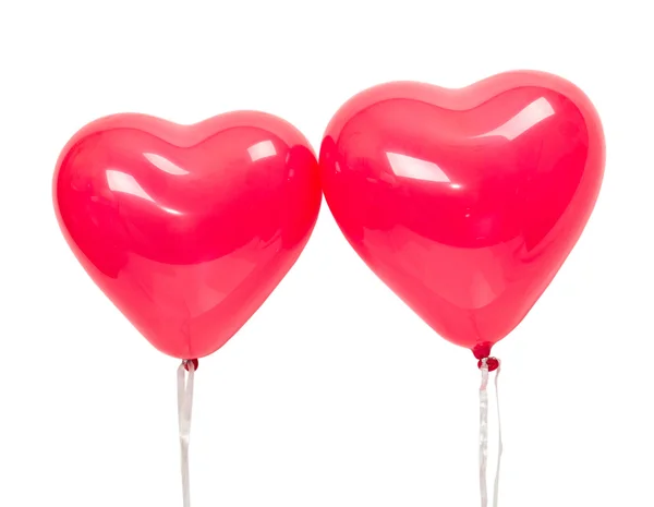 Luftballons in Herzform — Stockfoto