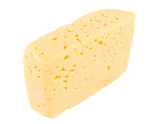 在白色背景上的荷兰奶酪 — 图库照片