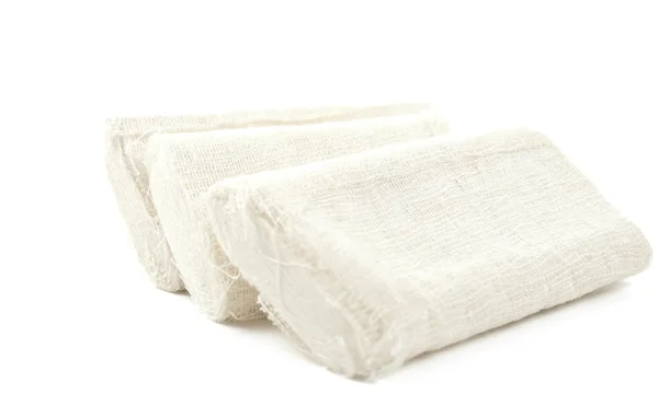 Bandage Fundo Branco — Fotografia de Stock