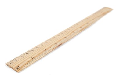 Wooden ruler clipart