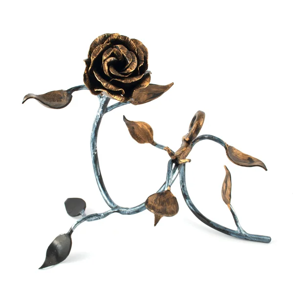 Домашнє металеві троянди — стокове фото