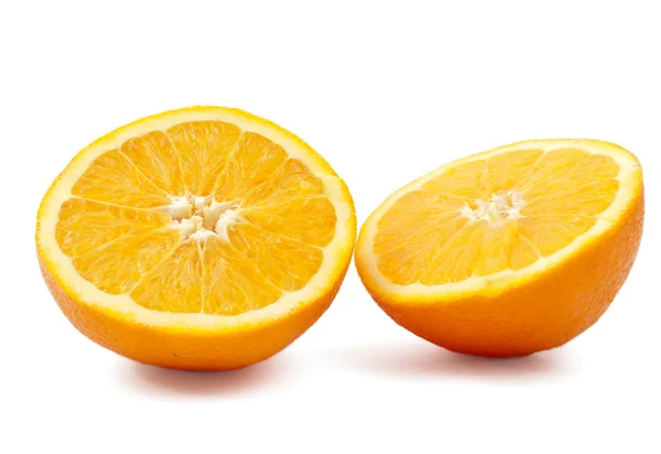 Πορτοκαλί Λευκό Φόντο — Φωτογραφία Αρχείου