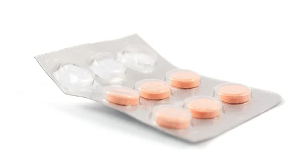 Pills White Background — Stock Photo, Image