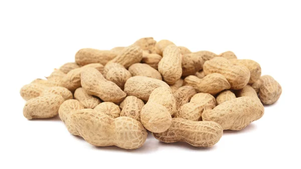 Peanuts White Background — Stock Photo, Image