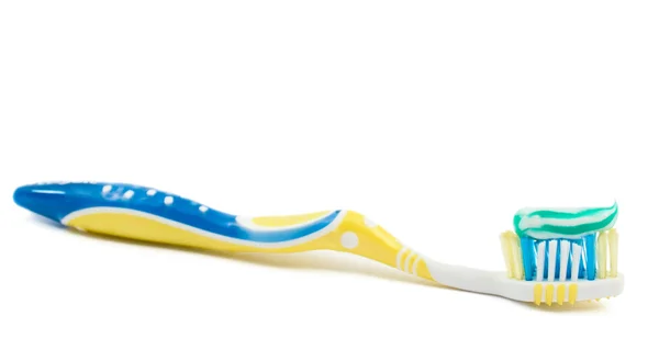 Zahnbürste mit Zahnpasta — Stockfoto