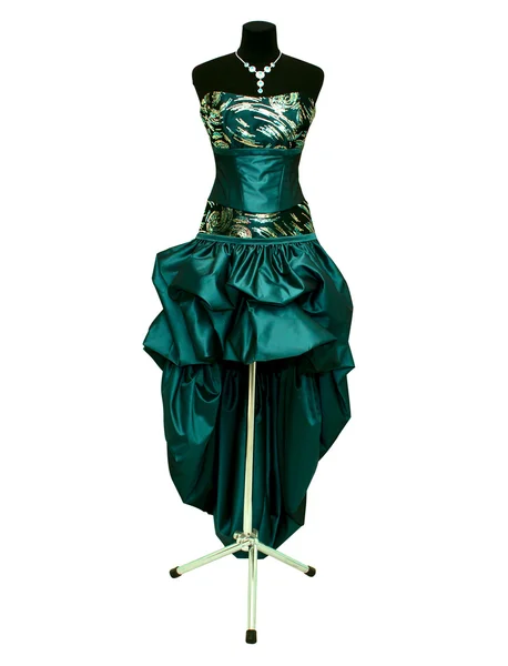 Suknia wieczorowa na manekin — Zdjęcie stockowe