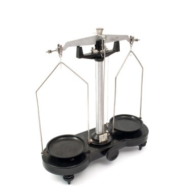 Old laboratory scales clipart