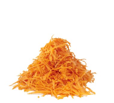 Grated carrots clipart