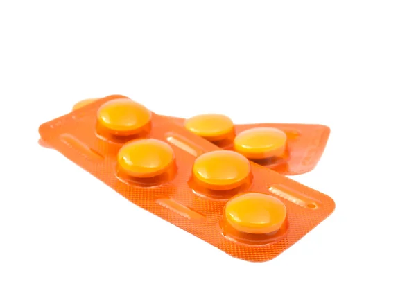 Verpackung von Tabletten — Stockfoto