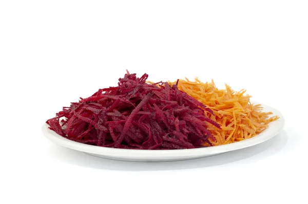 Grated beets and carrots — Stock Photo, Image