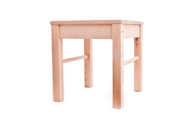 Wooden stool clipart