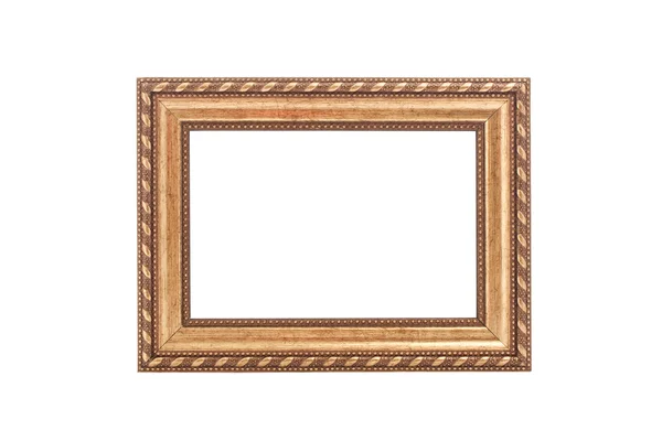 Винтажная золотая рамка — стоковое фото