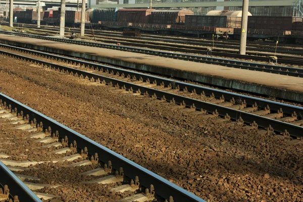 Railway yard — Stock Photo, Image