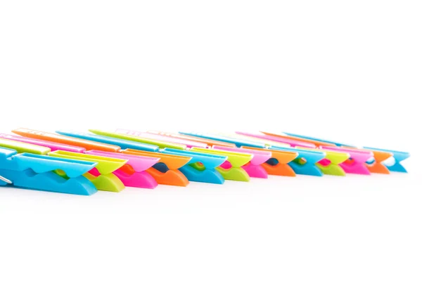 Multicolorido clothespins — Fotografia de Stock