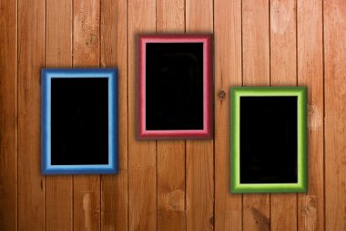 Frames on the wall clipart