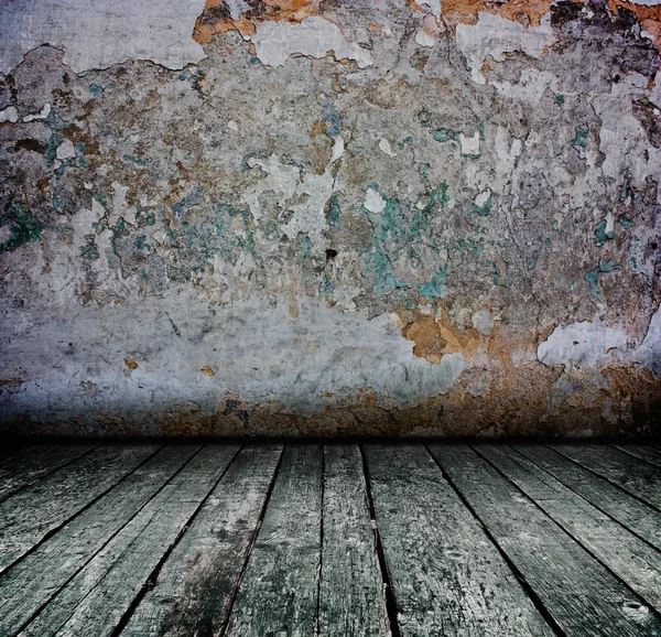 Innenraum aus dunklem Beton — Stockfoto
