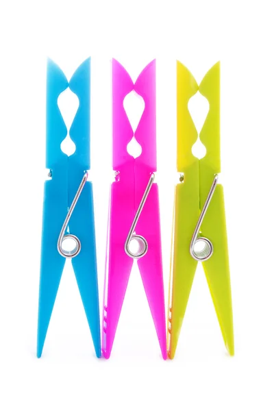 Multicolorido clothespins — Fotografia de Stock