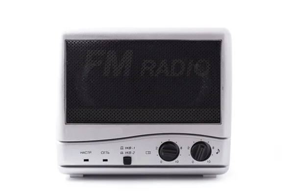 Rádio vintage isolado — Fotografia de Stock