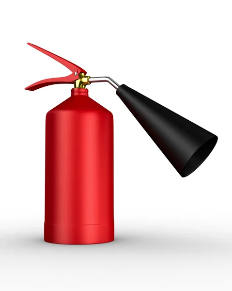 Πυροσβεστήρας σε άσπρο φόντο. απομονωμένες 3d εικόνας — Φωτογραφία Αρχείου