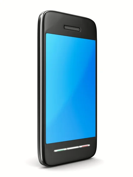Telefone no fundo branco. Imagem 3D isolada — Fotografia de Stock