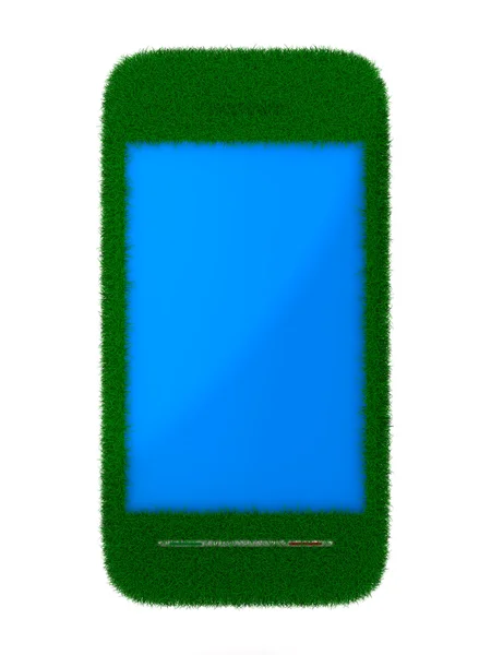 Телефон на білому тлі. Ізольоване 3D зображення — стокове фото
