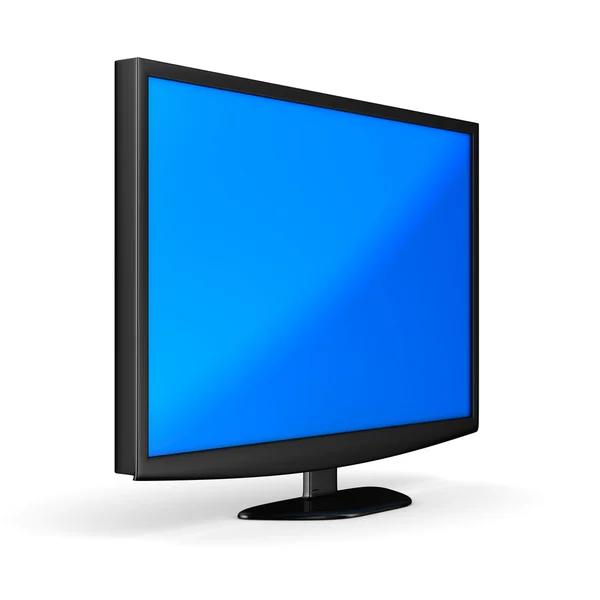 Телевидение на белом фоне. Изолированное 3D изображение — стоковое фото