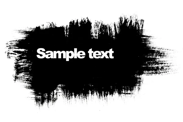 Black brush strokes with space for your own text