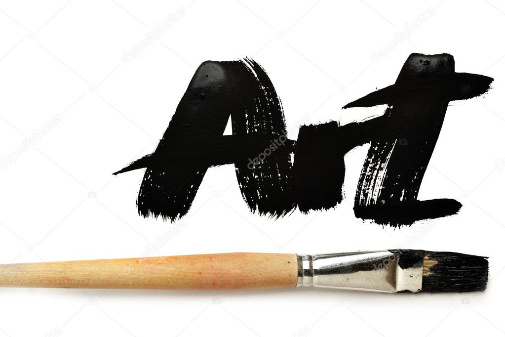 Brush and word "Art" — Stock Photo © Zoooom 4579826