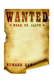 Blood Stained Wanted Poster 1800s Wild West — Stock Photo © deberarr ...