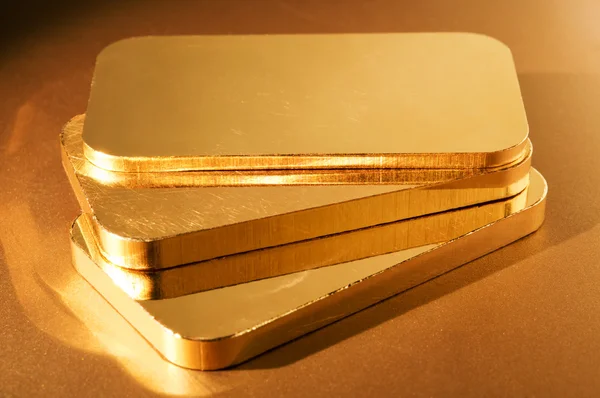 Gouden blokken — Stockfoto