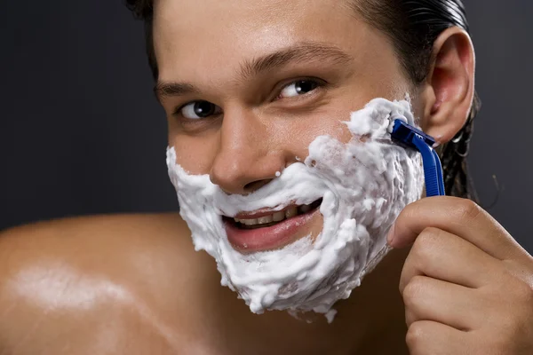 Красенем для гоління — стокове фото