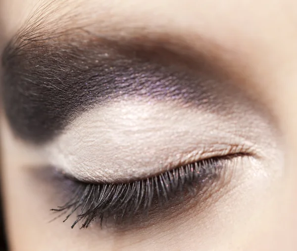 Vacker violett makeup — Stockfoto