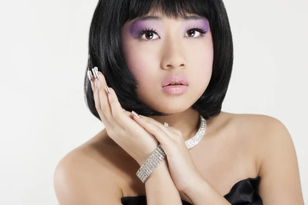 Gyönyörű ázsiai nő. — Stock Fotó