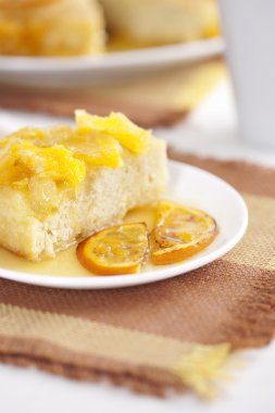 Cake with oranges