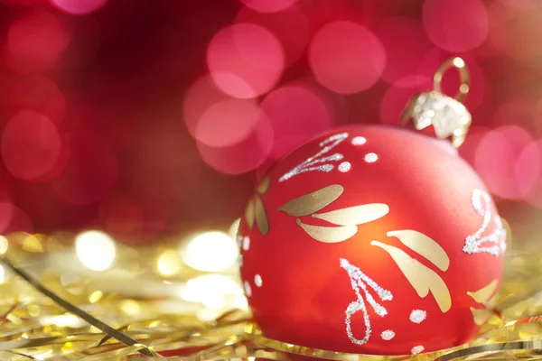 stock image Red christmas ball